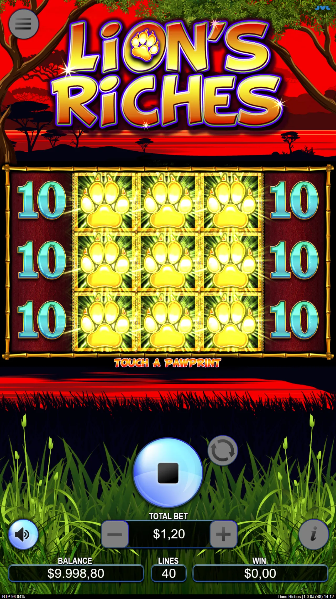 Lion's Riches Screenshot