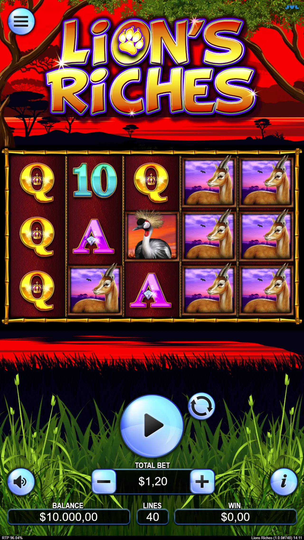 Lion's Riches Screenshot