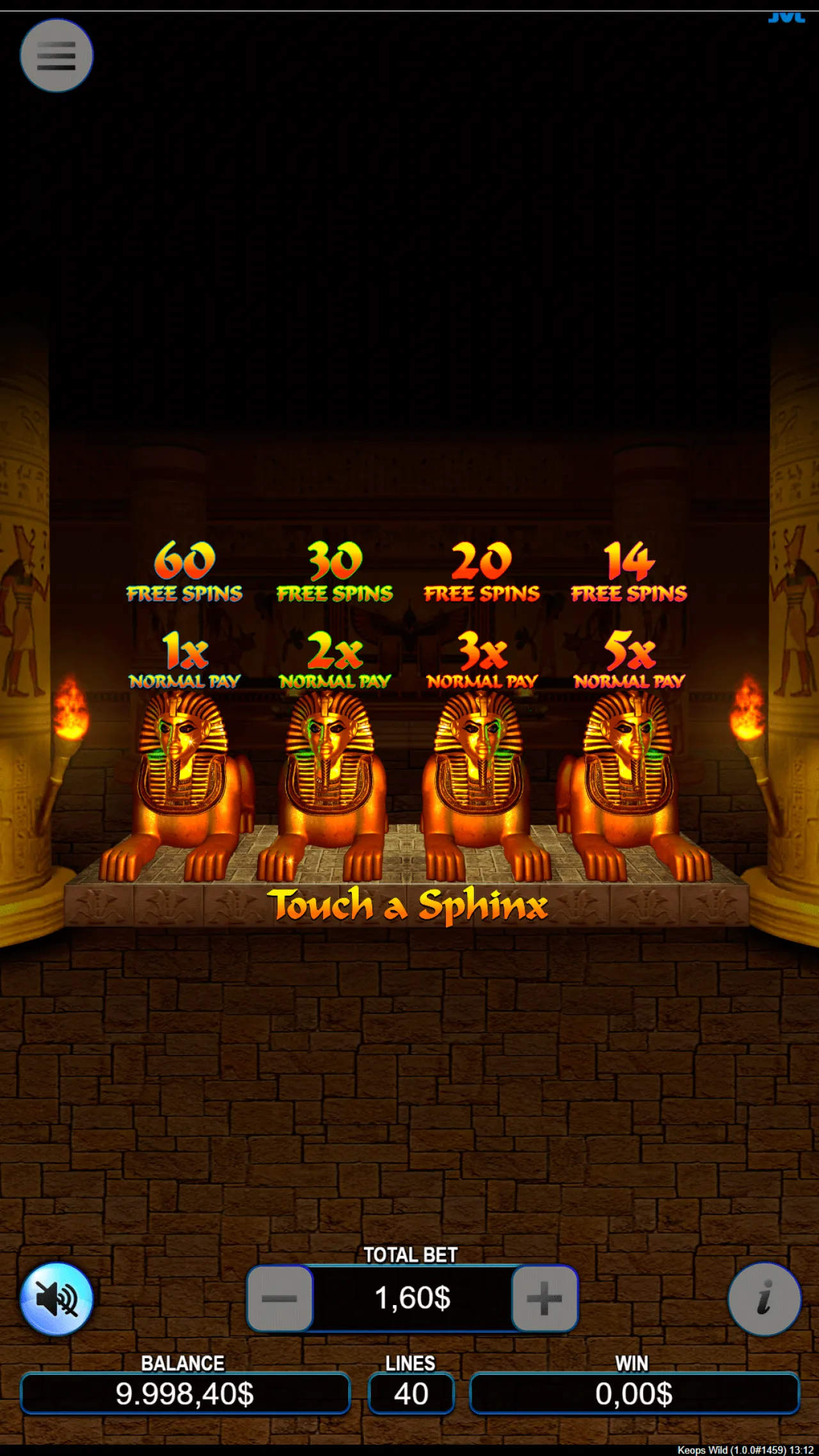 Keops Wild Screenshot