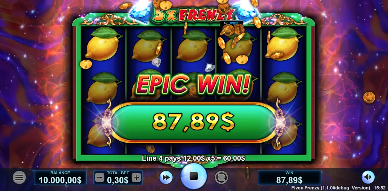 5X Frenzy Screenshot