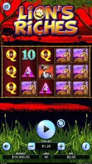 Lion's Riches Screenshot