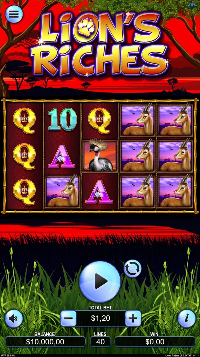 Lion's Riches Screenshot